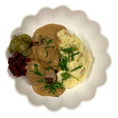 Köttbullar Med Potatisstomp